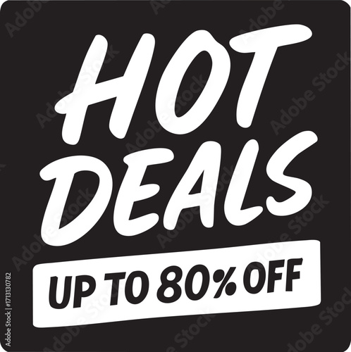 Hot Deals Up To 80 Off Sale Promotion.