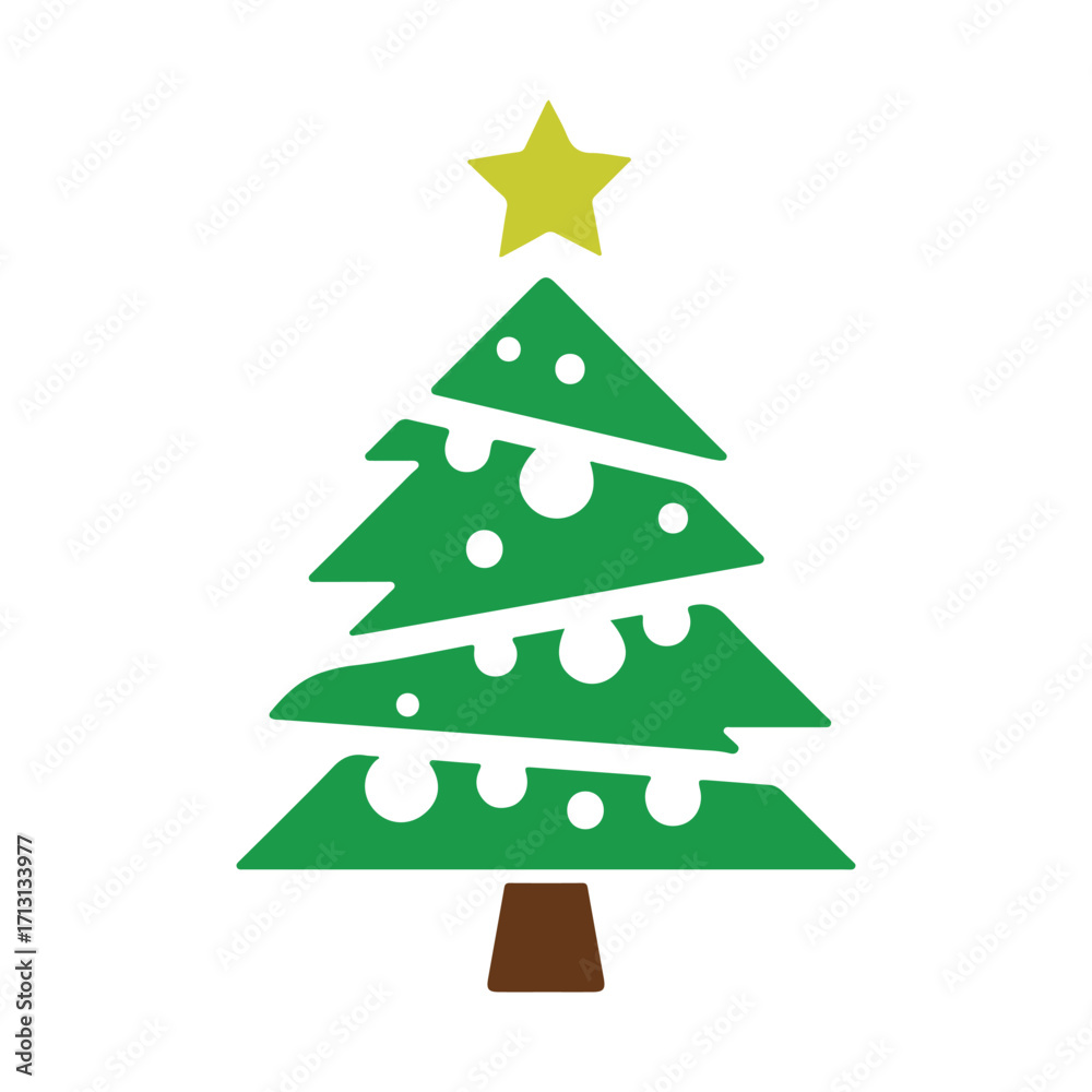 Obraz premium Christmas tree vectorart logo designs