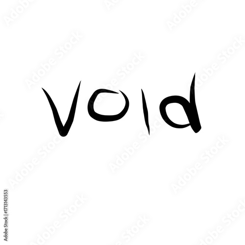 Void, black, transparent Background