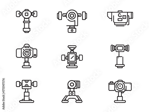 Gimbal stabilizer handheld motion control tool
