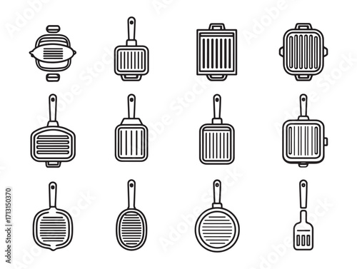 Grill pan stovetop cooking frying device