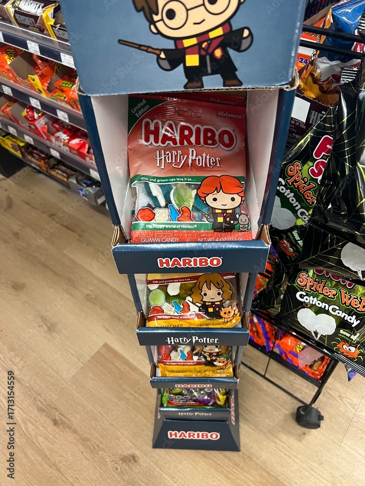 Fototapeta premium Seattle, WA, USA September 15, 2025 Haribo Harry Potter