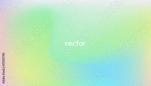 Noise Gradient Background. Abstract Grainy Bg In Pink, Purple And Blue Colors. Iridescent Hologram. Pearlescent Holographic Texture With Rainbow Foil. Soft Pastel Mesh With Neon Glow And Blur