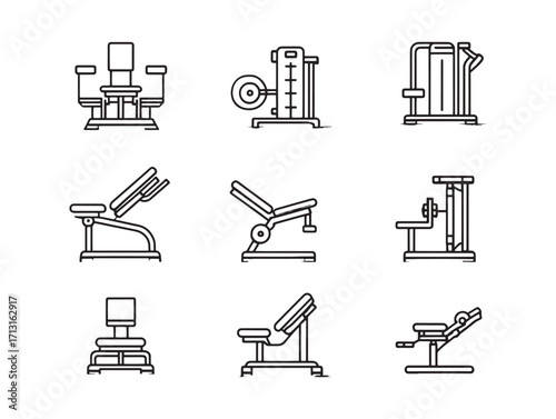 Leg curl machine strength training equipment