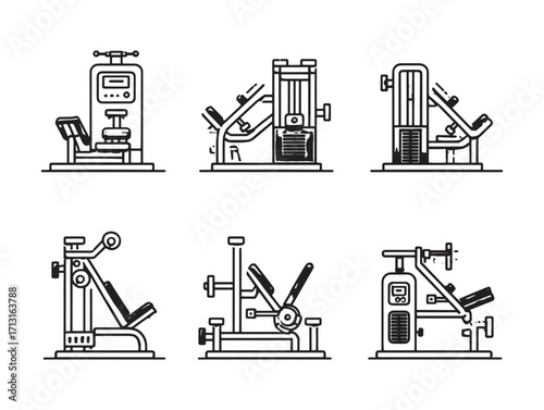 Leg press machine home gym equipment