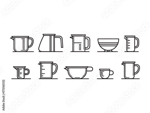 Measuring cups durable kitchen measurement set