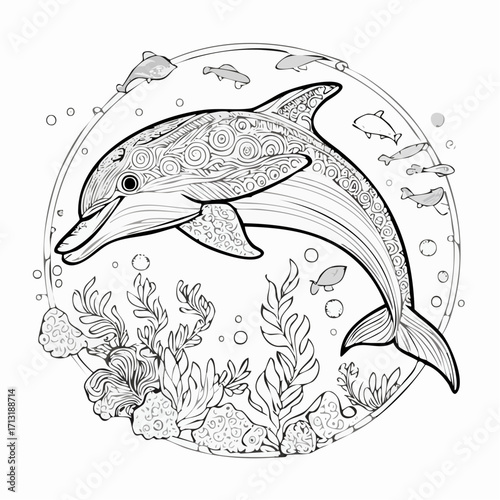 Sleek sports car with large rear spoiler coupe racing