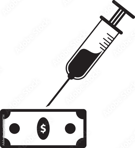 Financial Injection Illustration