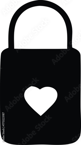 Romantic love heart padlock symbol icon romantic love heart padlock symbol icon romantic love heart padlock symbol icon