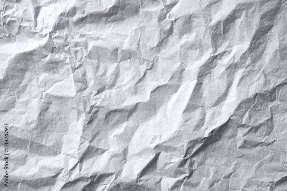 Obraz premium Crinkled white paper texture