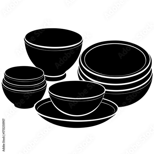 stack of bowls