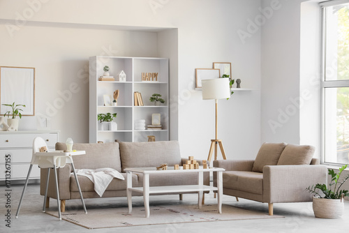Interior of living room wit...
