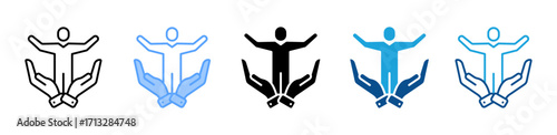 Empowerment icon sheet multiple style collection