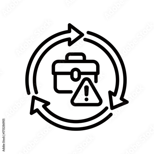 Business Continuity line icon