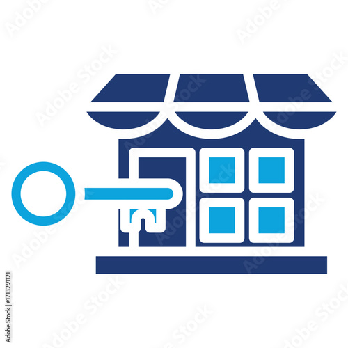 Market Entry Strategy  Mixed color icon