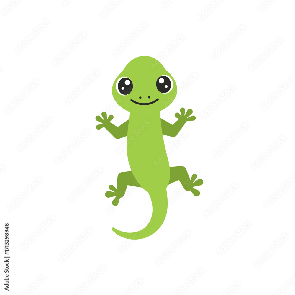 Obraz premium Cute Vector of Lizard