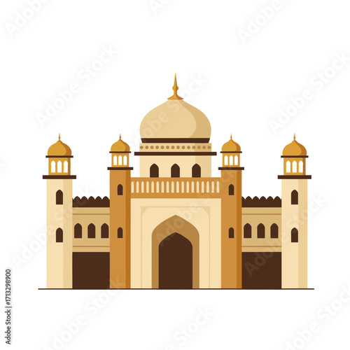 taj mahal vector