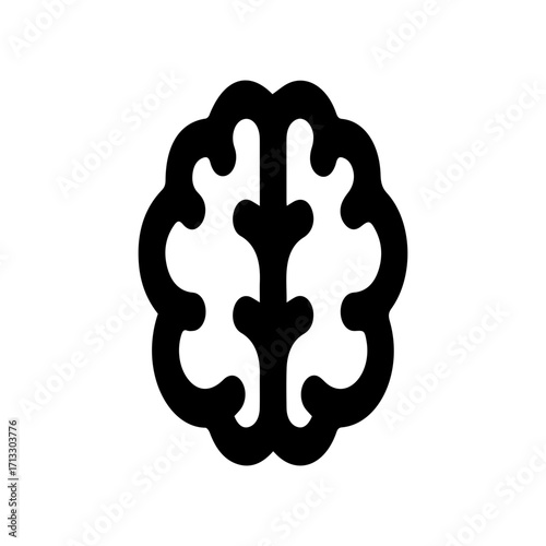 Human Brain Outline Icon