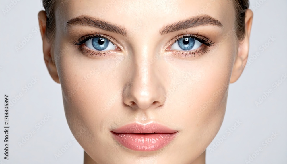 Fototapeta premium Striking blue eyed woman