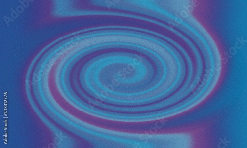 Abstract blue and purple swirl with grainy texture