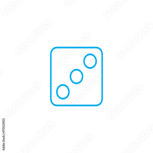 Blue Dice Symbol