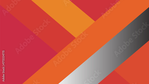 Vibrant Abstract Geometric Background With Colorful Diagonal Stripes And Lines