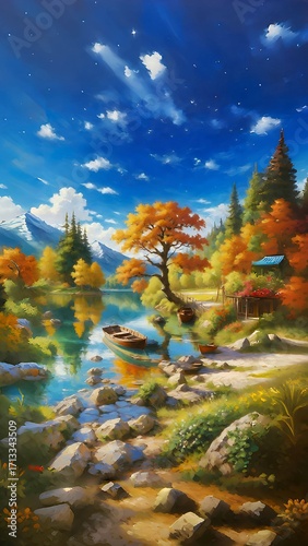 autumn in the mountains