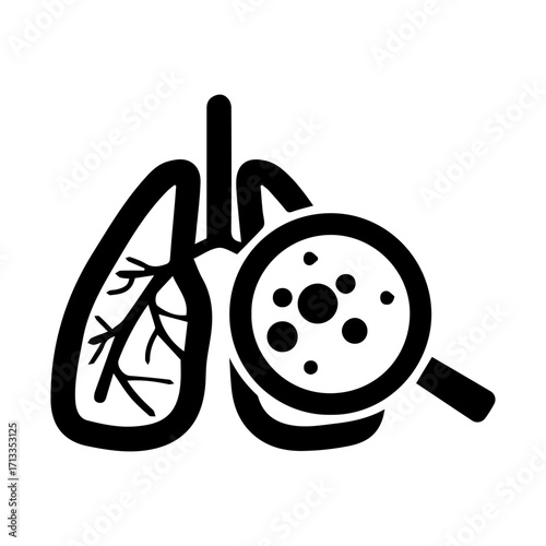 Lung health icon