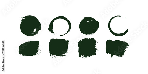 Unique distorted geometric shapes in abstract vector styles ideal for modern design, visual effects, digital art, branding and creative decoration