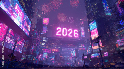Cyberpunk New Year's Eve