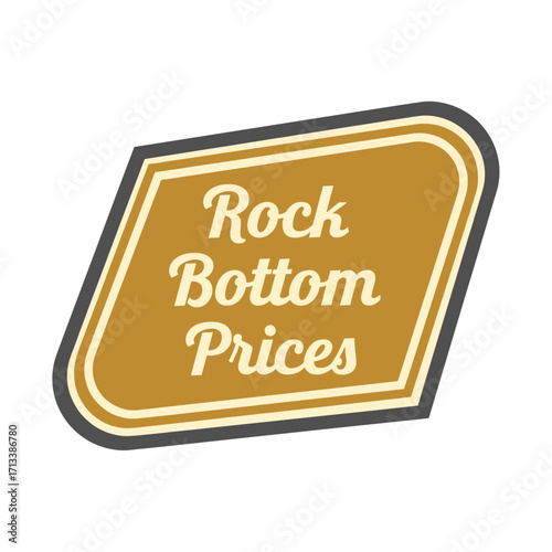 Promotional Sign for Affordable Pricing at Retail Stores - Discount Offers and Low-Cost Deals