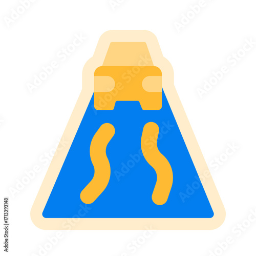 slippery road 