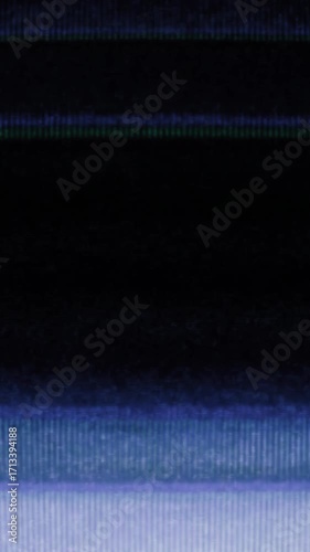 Static Noise of Blank Television Screen Digital Glitch and Futuristic Abstract Background