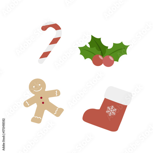 クリスマスの装飾イラスト