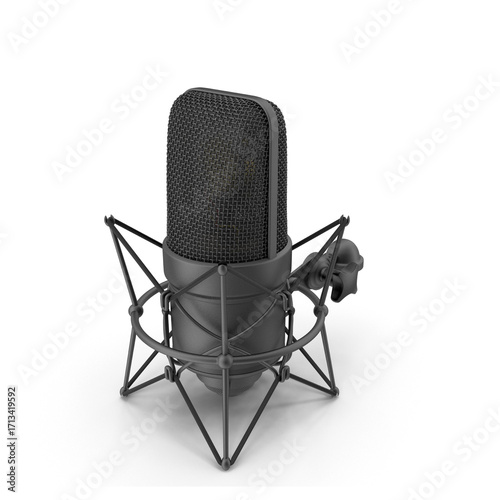 microphone isolated on white background