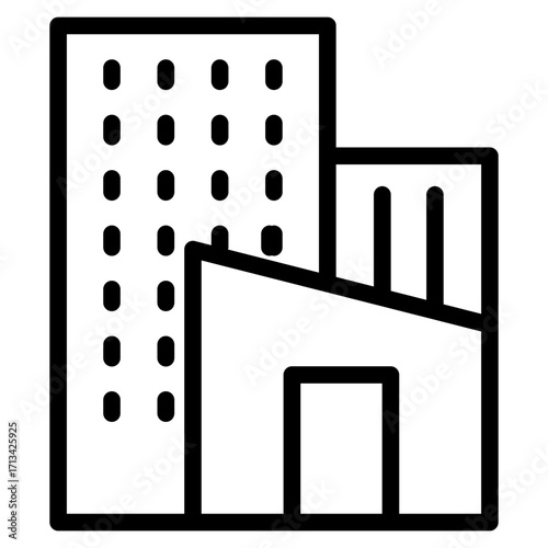 skycraper, office, building icon