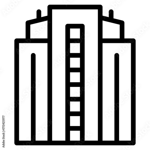 skycraper, office, building icon
