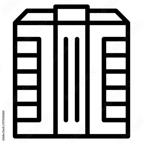 skycraper, office, building icon
