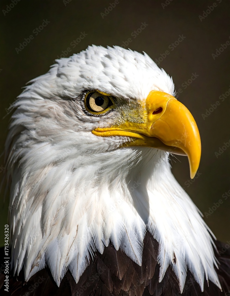 Obraz premium Close-up eagle portrait