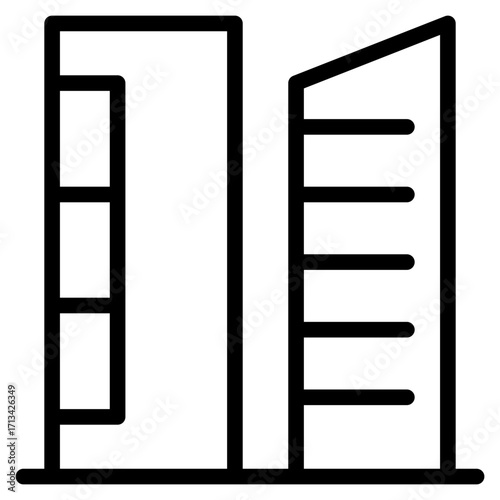 skycraper, office, building icon