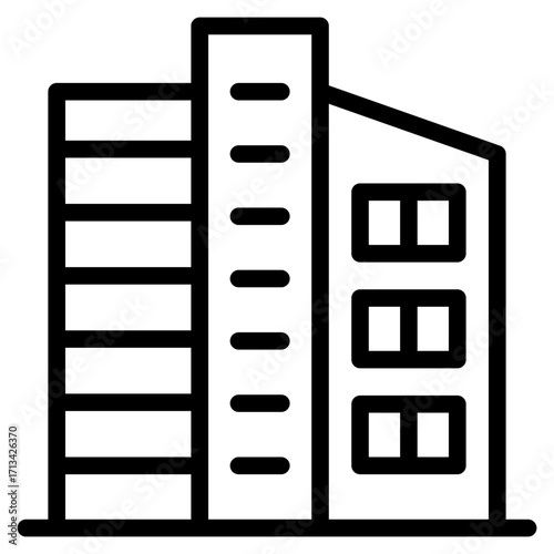 skycraper, office, building icon