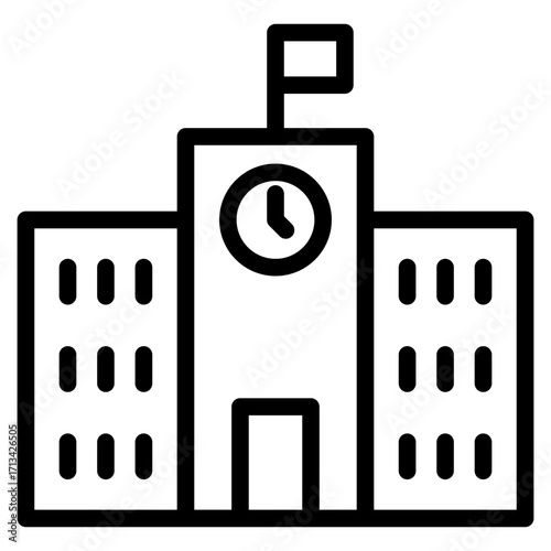 school, university, elementary school icon