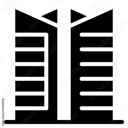 skycraper, office, building icon