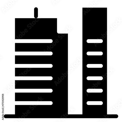 skycraper, office, building icon