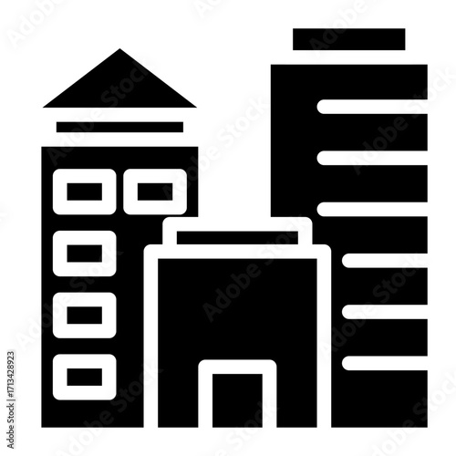 skycraper, office, building icon