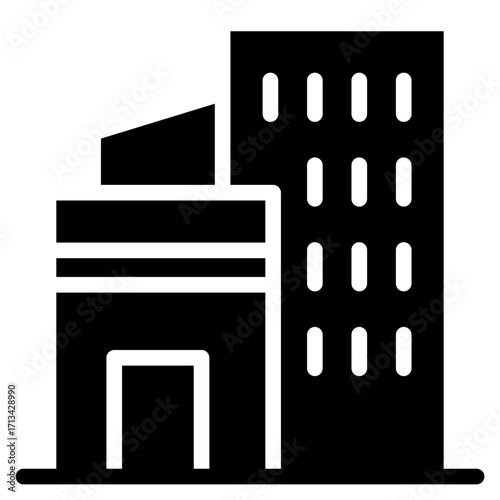 skycraper, office, building icon