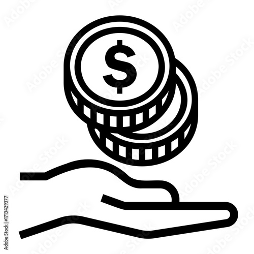 investor Line Icon
