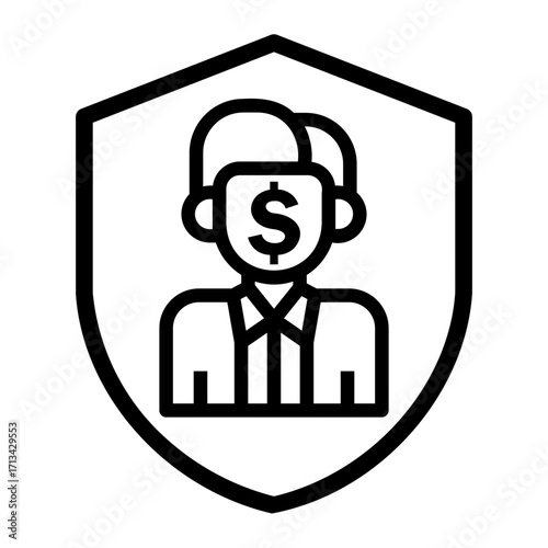 investor Line Icon