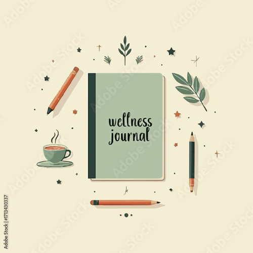 Personal Wellness Journal and Self-Care Tools