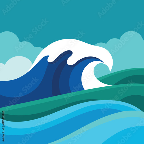 waves on the sea